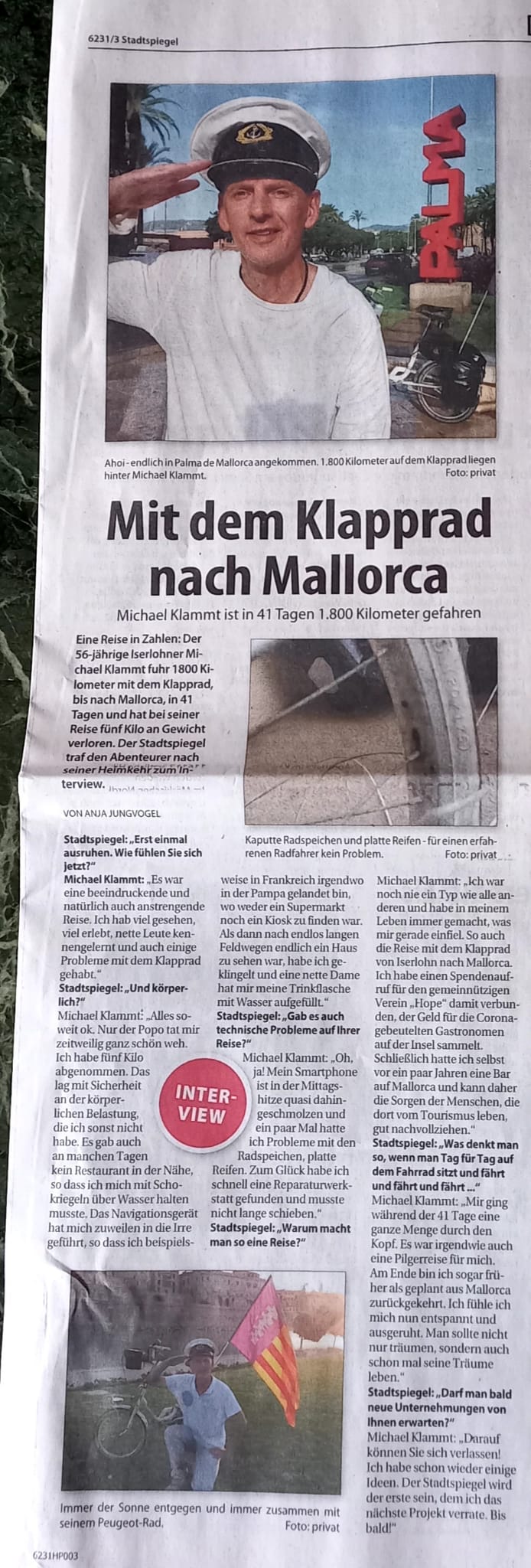 Mit dem Klapprad nach Mallorca